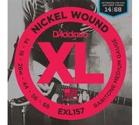 D'Addario – Jeu de cordes guitare électrique EXL157 – Nickel Wound Baryton Medium 14-68