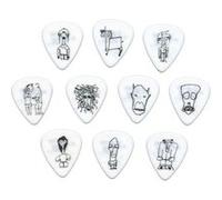 D'Addario And Co Joe Satriani Guitar Picks White 10 Pack Heavy Médiators