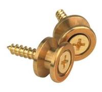 D'Addario And Co Solid Brass End Pins - Brass (pair) ATTACHE COURROIES ET STRAPLOCKS G