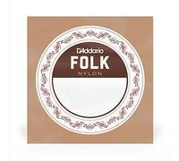 D'Addario BEC040 Corde seule en nylon pour guitare folk Extrémité à boule Translucide