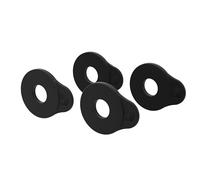 D'Addario Blocs de sangle Flex Lock - Verrouillage des sangles en place - Protégez votre instrument sans modification ni matériel - Facile à fixer - Lot de 4 blocs - Noir