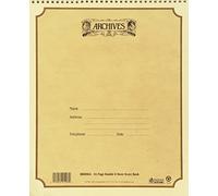 D'Addario Bowed Cahier manuscrit à reliure spirale Archives, 8 double-portées, 64 pages, 28 x 33 cm
