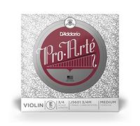 D'Addario Bowed Corde seule (Mi) pour violon D'Addario Pro-Arte, manche 3/4, tension Medium