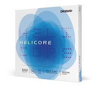 D'Addario Bowed Jeu de cordes pour contrebasse pizzicato D'Addario Helicore, manche 3/4, tension Medium