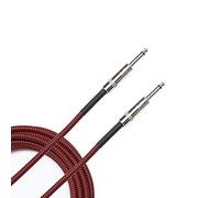 D'Addario Câble instrument tressé, 6 m - rouge