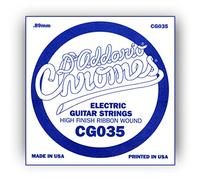 D'Addario CG035 Corde seule à filet plat pour guitare électrique Calibre .035