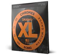 D'Addario Cordes Basse Flatwound XL Chromes ECB82, 50-105, Medium