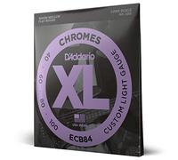 D'Addario – Jeu de cordes basse ECB84 – XL Chromes filé plat 40-100