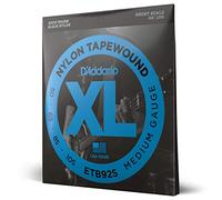D'Addario Jeu pour guitare basse Tapewound ETB92S Medium 50-105, longueur courte, revêtement nylon
