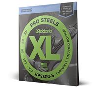 D'Addario – Jeu de cordes pour guitare basse EPS300-5 – .043 .063 .085 .107 .127 – 5 cordes