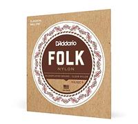 D'Addario Cordes guitare folk EJ32C Nylon clair plaqué argent 28-45 extrémités à bille