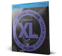 D'Addario Cordes de basse EXL280 Piccolo Bass 20-52 Fil nickelé Échelle longue 5 cordes