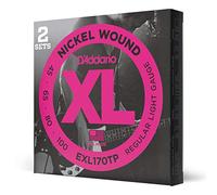 D'Addario Cordes Basse - Bass Strings - EXL170TP - Light, 45-100 (2-Pack) - Échelle Longue