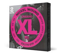 D'Addario Cordes pour basse EXL170-5TP Light – 5 cordes – 2 jeux – Échelle longue