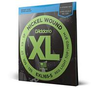D'Addario Cordes pour Guitare Basse XL Nickel 45-135, Jeu 5 Cordes | Les cordes pour guitare basse XL Nickel offrent un son brillant, une sensation constante et une grande durabilité.