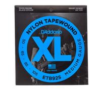Accessoire pour guitare D'Addario Tapewound ETB92S Medium 50-105, longueur courte - revêtement nylon - jeu guitare basse