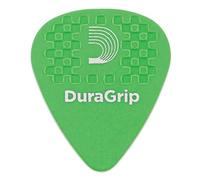 D'Addario DuraGrip Lot de 25 médiators de guitare avec grip pour guitare acoustique, électrique et basse, taille moyenne