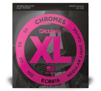 D'ADDARIO ECB81S Chromes Cordes Pour Basse, Light, 45-100, Short Scale