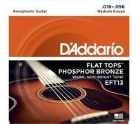 EFT13 Flat top Medium 16-56 - Jeu de cordes guitare resophonic