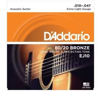 D'ADDARIO EJ10 010"-047" - Jeu De Cordes Pour Guitare Folk
