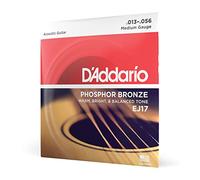 D'Addario – Jeu de cordes guitare acoustique EJ17 Phosphor Bronze Medium 13-56