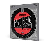 D'Addario Cordes guitare classique EJ30 Pro Arte Rectifiées Tirant normal 28-43 Plaqué argent