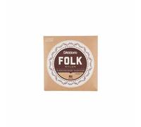 D'Addario Cordes guitare classique/folk EJ32 – Jeu à boule – Filet argenté, aigus nylon noir 28-45