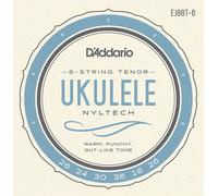 Accessoire pour guitare D'Addario EJ88T-6 Nyltech, 6 cordes ténor - Cordes pour ukulélé