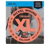 D'Addario Jeu de cordes guitare électrique EXL110W NickelWound Light 10-46