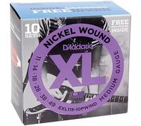 D'Addario EXL115-10P Cordes pour guitares électriques