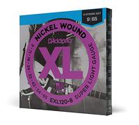 D'addario EXL120-8 Super light 9-65- Jeu de cordes guitare électrique 8 cordes