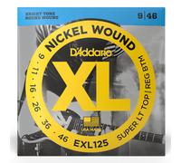 D'ADDARIO EXL125-3D Ensemble 009"-046" - Super Léger Pack De 3