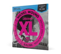 D'Addario Cordes de Guitares Électrique - EXL150 - Regular Light, 12-String, 10-46 - 1-Paquet