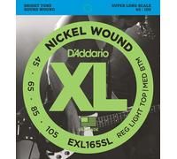 D'Addario EXL165SL, Custom Light, 45-105, cordes extra-longues - jeu guitare basse