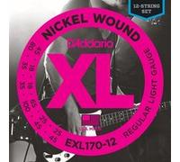 Accessoire pour guitare D'Addario EXL170-12, Light - jeu guitare basse 12 cordes