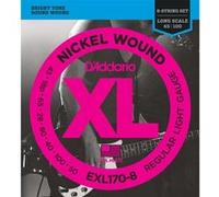 D'Addario Cordes pour basse électrique EXL170-8 8 cordes