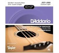 D'Addario EXPPBB190GS bronze phosphoreux, Taylor GS Mini, 37-90 - jeu de cordes basse acoustique