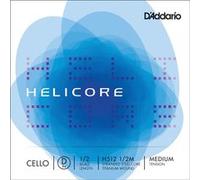 D'Addario H512 1/2M - Helicore Cordes seule Ré Violoncelle Manche 1/2 Medium Violet
