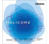 D'Addario H551 4/4M - Corde seule (Sol) violoncelle accordé en quartes Helicore, manche 4/4, Medium