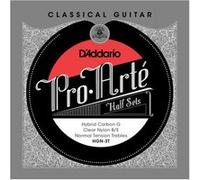 D'Addario Jeu de 3 cordes HGN-3T Pro-Arte Hybrid Carbon aigues pour guitare classique