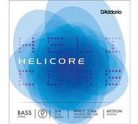 D'Addario HH612 3/4M - Corde seule (Ré) contrebasse hybride Helicore, manche 3/4, Medium