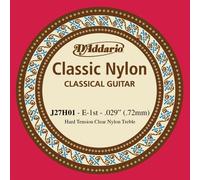 D'Addario J27H01 Première Corde d'étude seule en nylon pour guitare classique Dur
