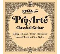 D'Addario Corde au détail Pro-Arte J4502 Si - Seconde en nylon pour guitare classique