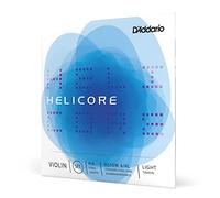 JEU DE CORDES AVEC CORDE DE MI A FILET POUR VIOLON HELICORE MANCHE 4/4 TENSION LIGHT