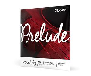 D'Addario Jeu de Cordes pour Violon Prelude, Taille 1/16, Tension Moyenne | Les cordes Prelude offrent un son chaleureux, une excellente réponse à l’archet et une grande durabilité.