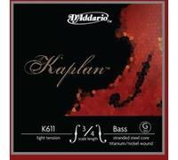 D'Addario K611 3/4L - Corde seule (Sol) contrebasse Kaplan, manche 3/4, Light