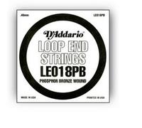 LE018PB, .018 - Corde au détail à boucle - phosphore bronze - guitare