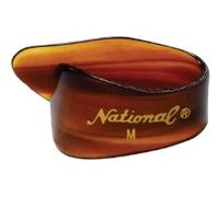 D'Addario National Celluloid Thumb Picks, Medium Tortoiseshell - 4 pac