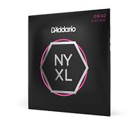 D'Addario Cordes pour guitare électrique NYXL0942 Extra light 09-42 Plaqué nickel 6 cordes