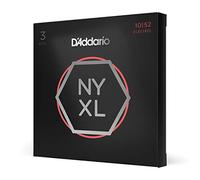 D'Addario Corde Guitare Électrique - Cordes Guitares Electriques - NYXL1052-3P - Lt. Top/Hvy Bottom, 10-52, 3-Paquet